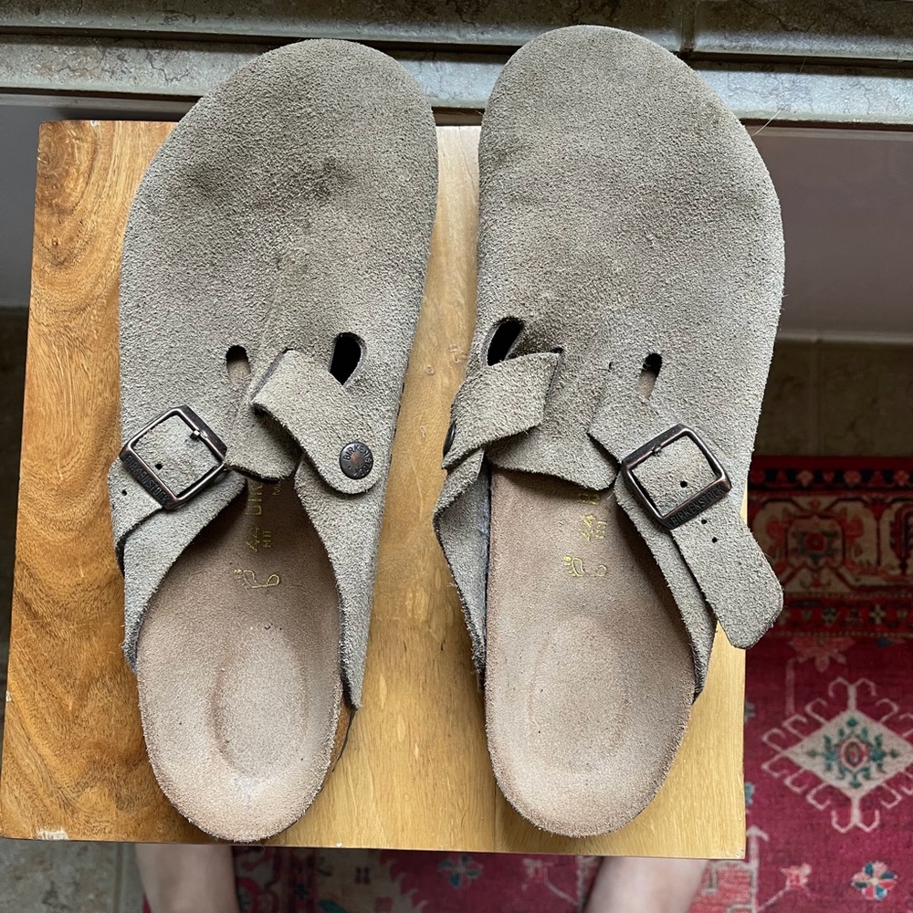 Birkenstock Boston suede clogs - size 44 regular